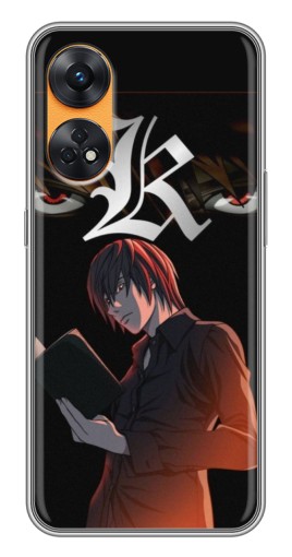 Чехол с картинкой "Лайт Ягами Death Note" для Oppo Reno 8T