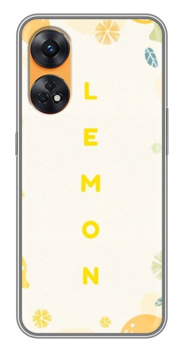 Чехол с картинкой "Lemon" для Oppo Reno 8T