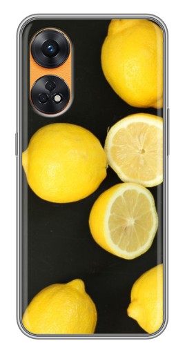 Силиконовый чехол с изображением "Лимонный стиль" для Oppo Reno 8T