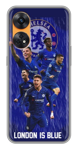 Чехол с печатью "London is Blue" для Oppo Reno 8T