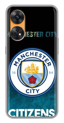 Силиконовый чехол с изображением "Man City Zens" для Oppo Reno 8T