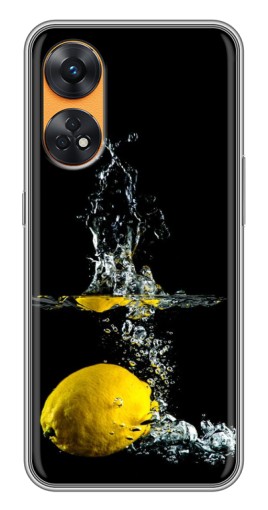 Чехол с картинкой "Мокрый Лимон" для Oppo Reno 8T