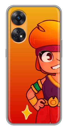 Чехол с картинкой "Мультяшная Амбер" для Oppo Reno 8T