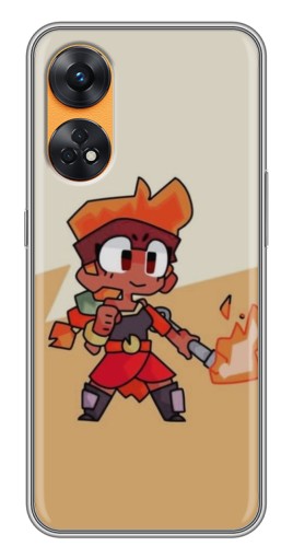 Чехол с печатью "Нарисованная Amber" для Oppo Reno 8T
