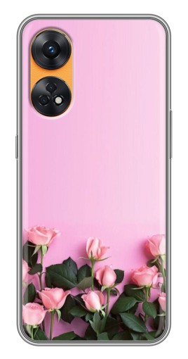 Чехол с принтом "Нежные розы" для Oppo Reno 8T