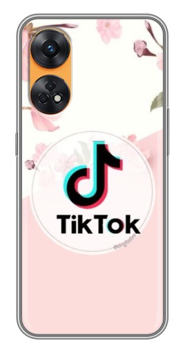 Чехол с печатью "Нежный принт" для Oppo Reno 8T