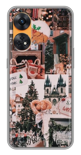 Чехол с печатью "Новогоднее настроение" для Oppo Reno 8T