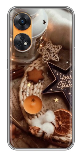 Чехол с принтом "Новогодняя атмосфера" для Oppo Reno 8T