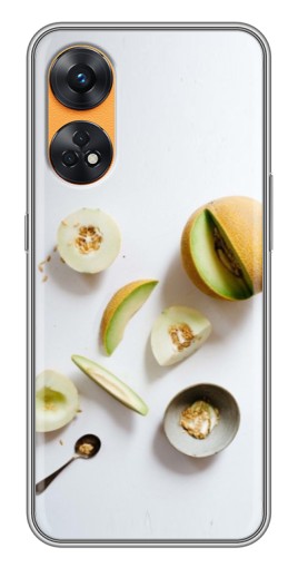 Чехол с картинкой "Обед из дынь" для Oppo Reno 8T
