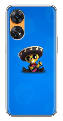 Чехол с принтом "Poco с гитарой" для Oppo Reno 8T