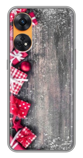 Чехол с печатью "Подарочный фон" для Oppo Reno 8T