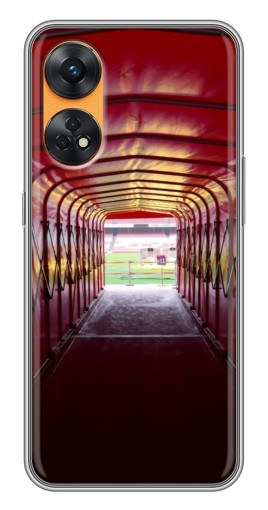 Силиконовый чехол с изображением "Подтрибунная с Олд Трафорд" для Oppo Reno 8T