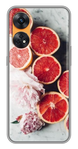 Чехол с печатью "Половинки грейпфрутов" для Oppo Reno 8T