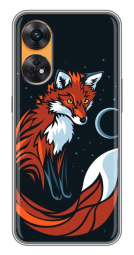 Силиконовый чехол с изображением "Рыжая лиса" для Oppo Reno 8T
