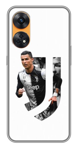 Чехол с печатью "Роналду в Ювентусе" для Oppo Reno 8T