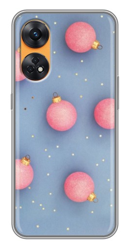 Чехол с печатью "Розовые шары" для Oppo Reno 8T