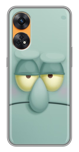 Чехол с печатью "Сквидвард" для Oppo Reno 8T