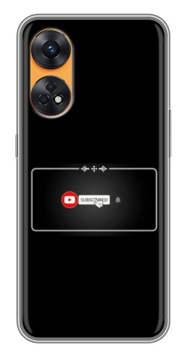 Чехол с печатью "subscribed" для Oppo Reno 8T