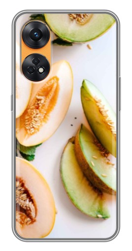 Силиконовый чехол с изображением "Свежие дыньки" для Oppo Reno 8T