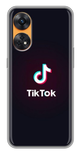 Чехол с принтом "TikTok темный" для Oppo Reno 8T