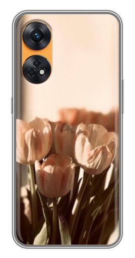 Чехол с печатью "Тюльпаны на солнце" для Oppo Reno 8T