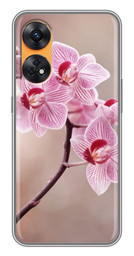 Силиконовый чехол с изображением "Веточка орхидеи" для Oppo Reno 8T