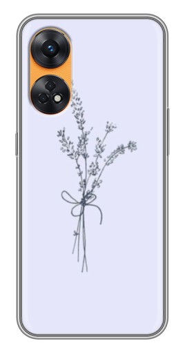 Чехол с принтом "Веточки лаванды" для Oppo Reno 8T