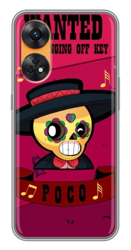 Чехол с картинкой "WANTED POCO" для Oppo Reno 8T