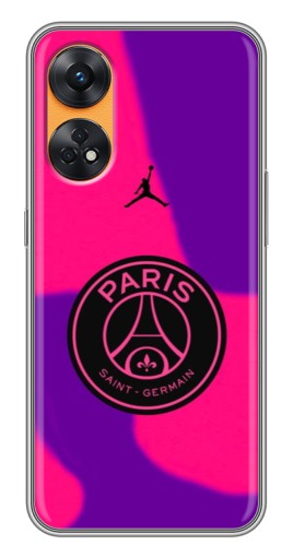 Чехол с картинкой "Яркий лого PSG" для Oppo Reno 8T