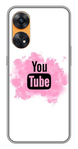 Чехол с принтом "Ютуб в дыму" для Oppo Reno 8T