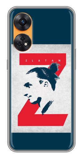 Силиконовый чехол с изображением "Zlatan" для Oppo Reno 8T