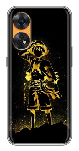 Силиконовый чехол с изображением "Золотой Де Луффи" для Oppo Reno 8T