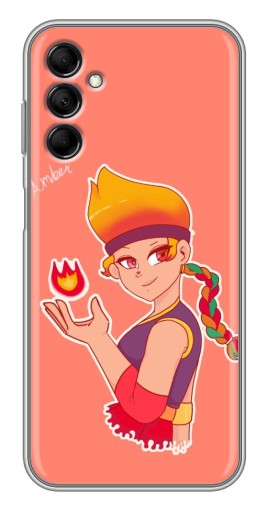 Чехол с принтом "Amber с огоньком" для Samsung Galaxy M14 (M146)