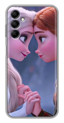 Силиконовый чехол с изображением "Анна и Ельза" для Samsung Galaxy M14 (M146)