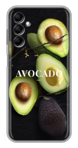 Чехол с печатью "Авокадо на черном" для Samsung Galaxy M14 (M146)