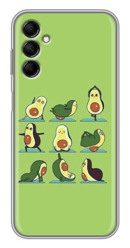 Силиконовый чехол с изображением "Авокадо Йога" для Samsung Galaxy M14 (M146)