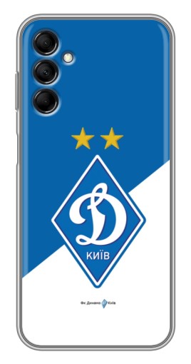 Силиконовый чехол с изображением "Бело-синий Динамо" для Samsung Galaxy M14 (M146)