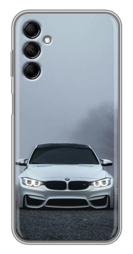 Силиконовый чехол с изображением "БМВ в тумане" для Samsung Galaxy M14 (M146)