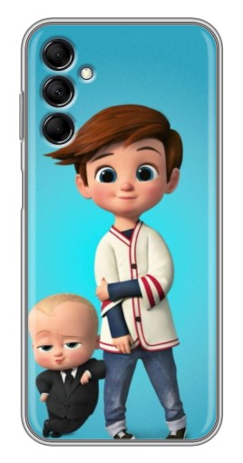 Чехол с картинкой "Boss and Boy" для Samsung Galaxy M14 (M146)