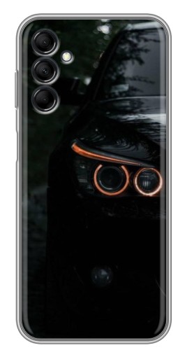 Силиконовый чехол с изображением "Черный БМВ" для Samsung Galaxy M14 (M146)