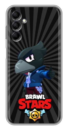 Силиконовый чехол с изображением "Crow Brawl Stars" для Samsung Galaxy M14 (M146)