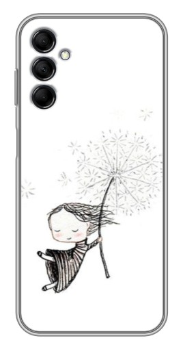 Силиконовый чехол с изображением "Девочка с одуванчиком" для Samsung Galaxy M14 (M146)