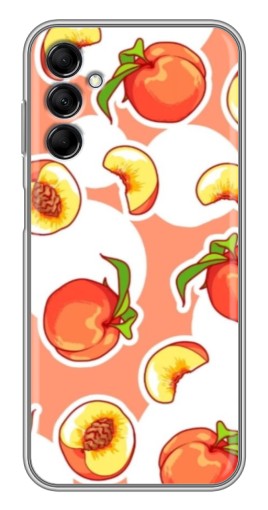 Чехол с картинкой "Дольки персиков" для Samsung Galaxy M14 (M146)