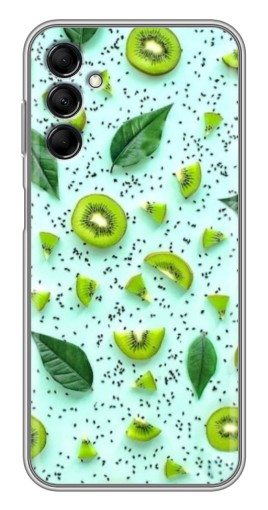 Силиконовый чехол с изображением "Фон киви" для Samsung Galaxy M14 (M146)