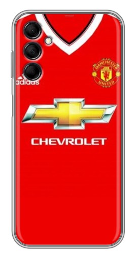 Силиконовый чехол с изображением "Форма Манчестера Юнайтед" для Samsung Galaxy M14 (M146)