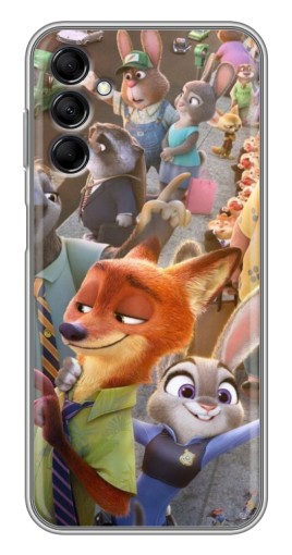 Силиконовый чехол с изображением "Герои Зверополис" для Samsung Galaxy M14 (M146)