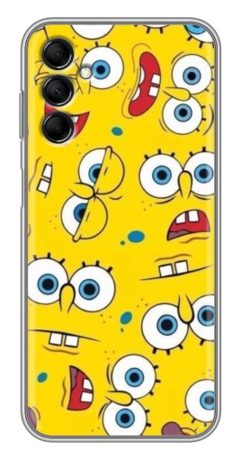 Силиконовый чехол с изображением "Глаза Спанч-Боба" для Samsung Galaxy M14 (M146)