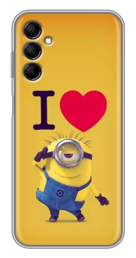 Чехол с картинкой "I Love Minion" для Samsung Galaxy M14 (M146)