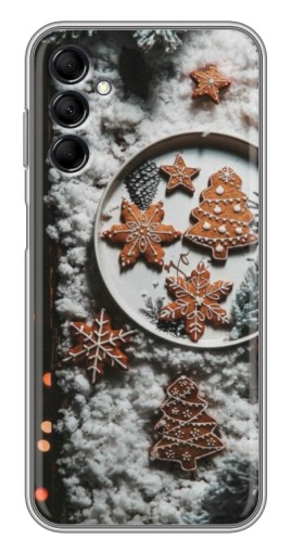Силиконовый чехол с изображением "Имбирные пряники" для Samsung Galaxy M14 (M146)