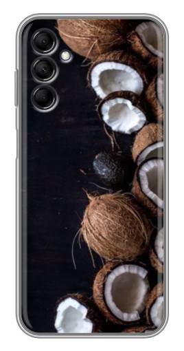 Чехол с печатью "Кокосы на черном" для Samsung Galaxy M14 (M146)